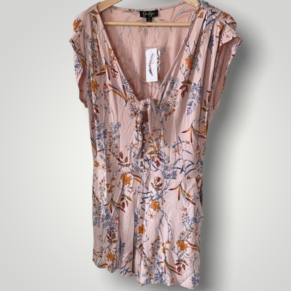 NEW✨Jessica Simpson • Soft Pink Floral Romper - Picture 1 of 8
